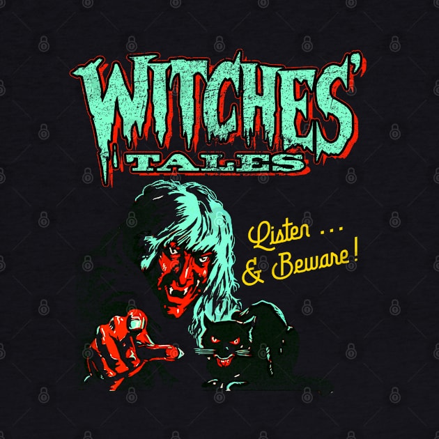 Witches Tales, distressed - From the eerie publication magazine by MonkeyKing